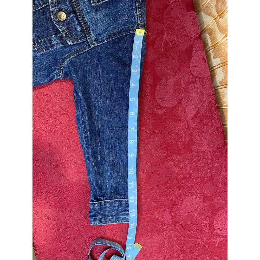 Baby Gap Denim Jean Jacket Snap Toddler 5 Years RN54032 Classic Blue - Picture 8 of 8
